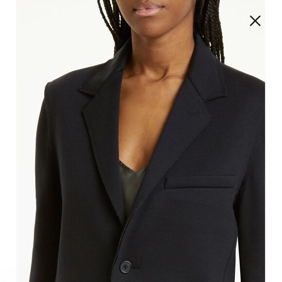 NWT ATM Black Relaxed Blazer Size 4 - Picture 3 of 14